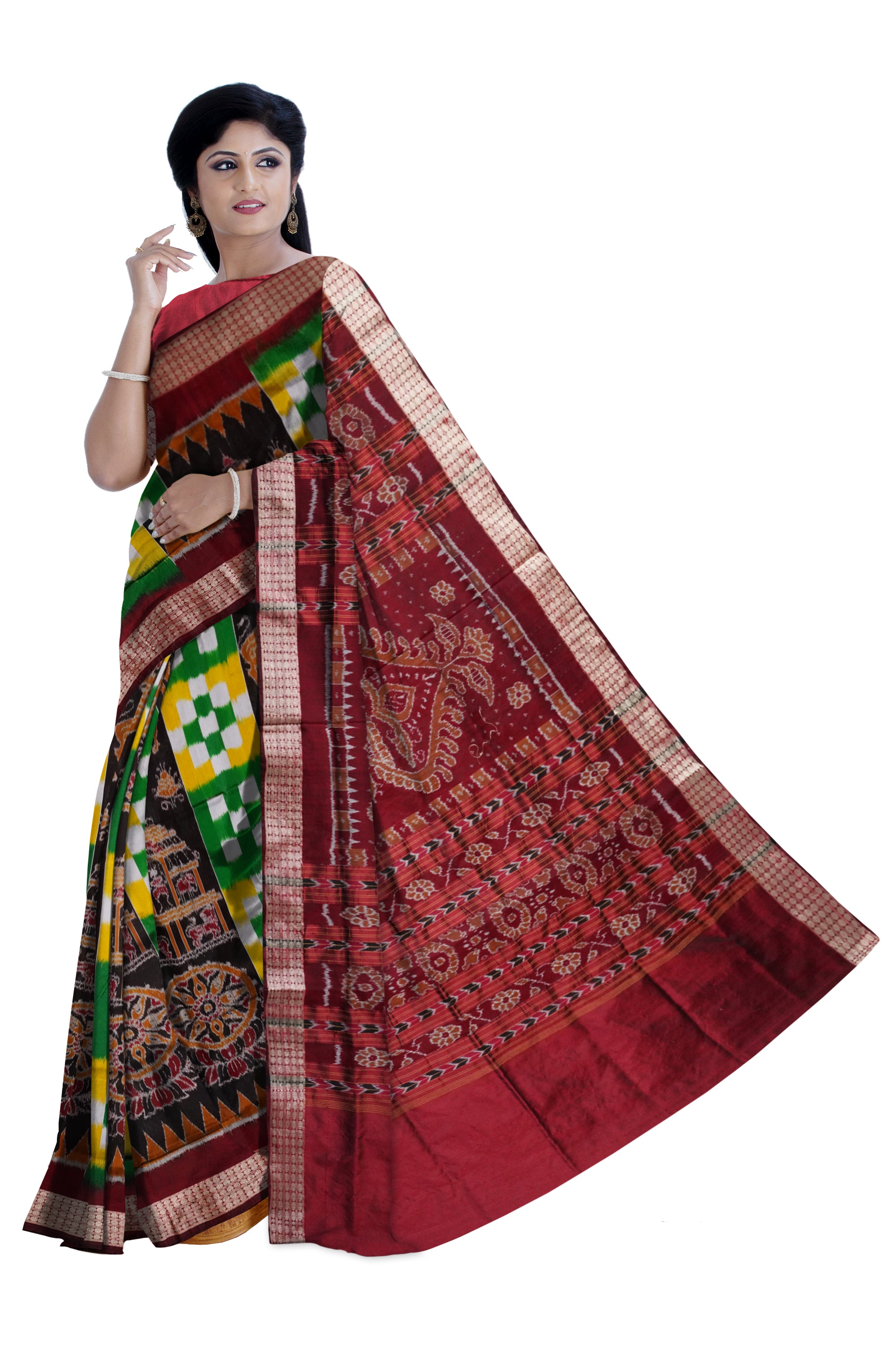 Pink Sambalpuri Bomkai Saree 1 | Saree, Silk sarees online, Sambalpuri saree