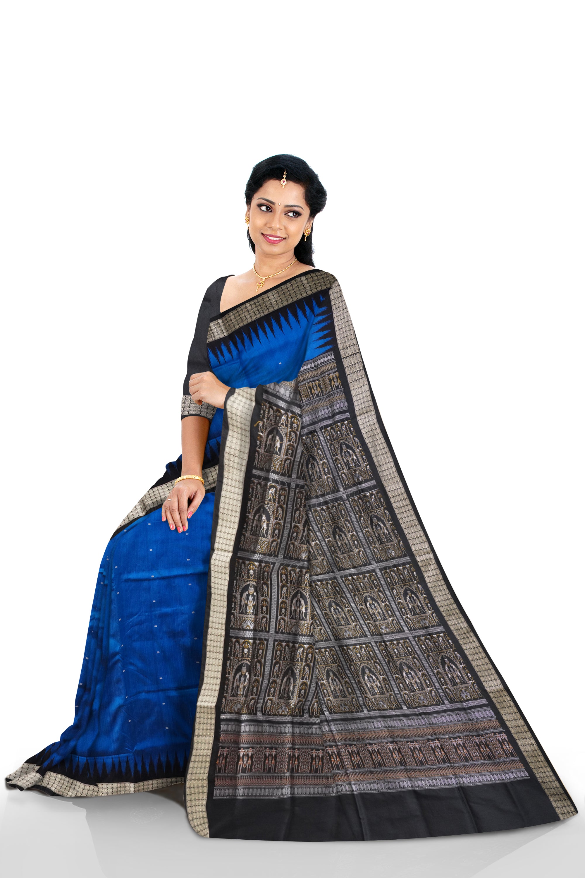 Buy online Beautiful Soft Silk Saree With Gold Zari Woven & Rich Pallu -  Green-AF1645