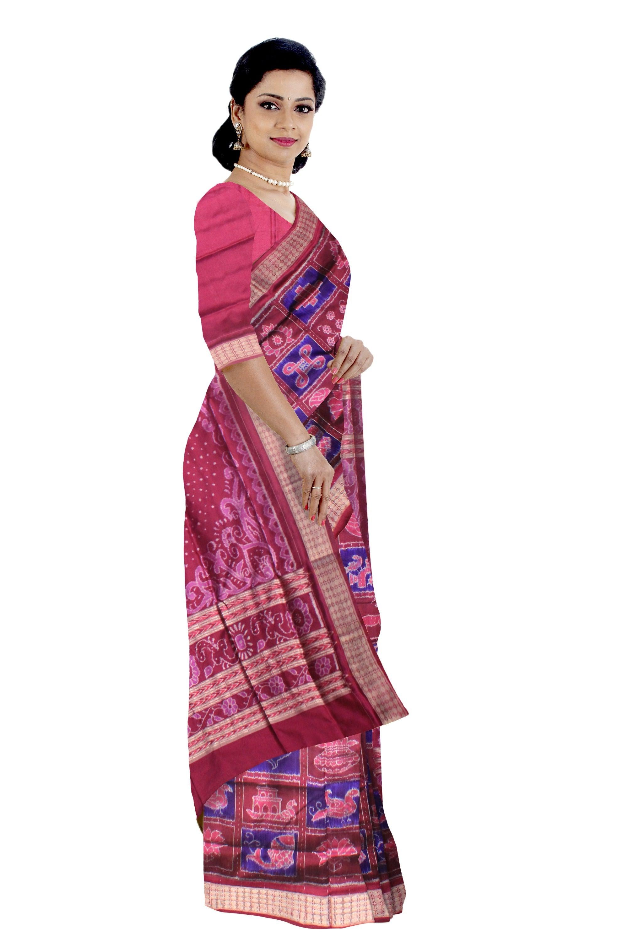 Purple Kathifera Nabakothi Khandua Silk Saree- Odisha Handloom  Sarees,Sambalpuri Silk saree | BigRayn.com