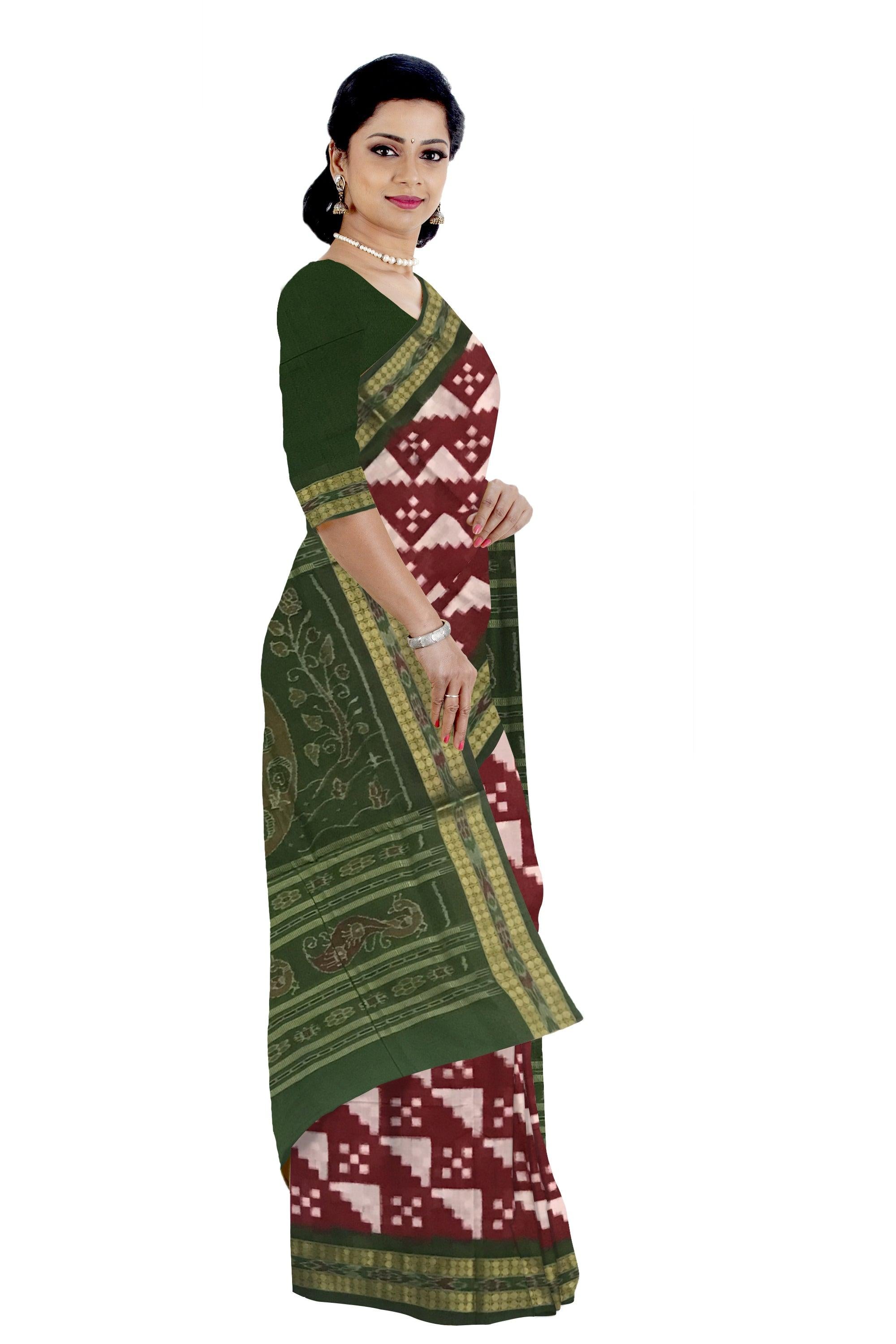 Buy Black Cotton Print Stripes Pattern Saree For Women by Silkwaves Online  at Aza Fashions.