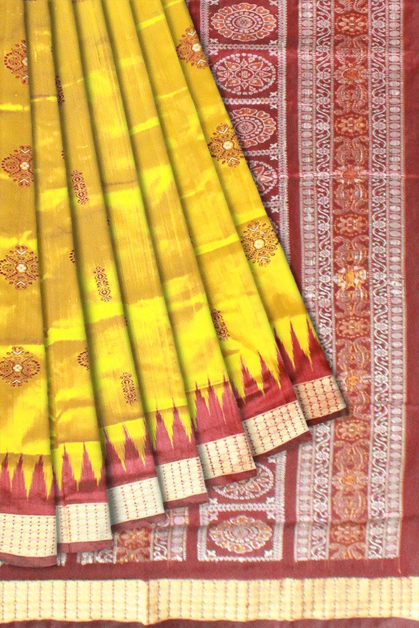 Bandha Anchal Bomkai Silk Saree - Utkalika Odisha