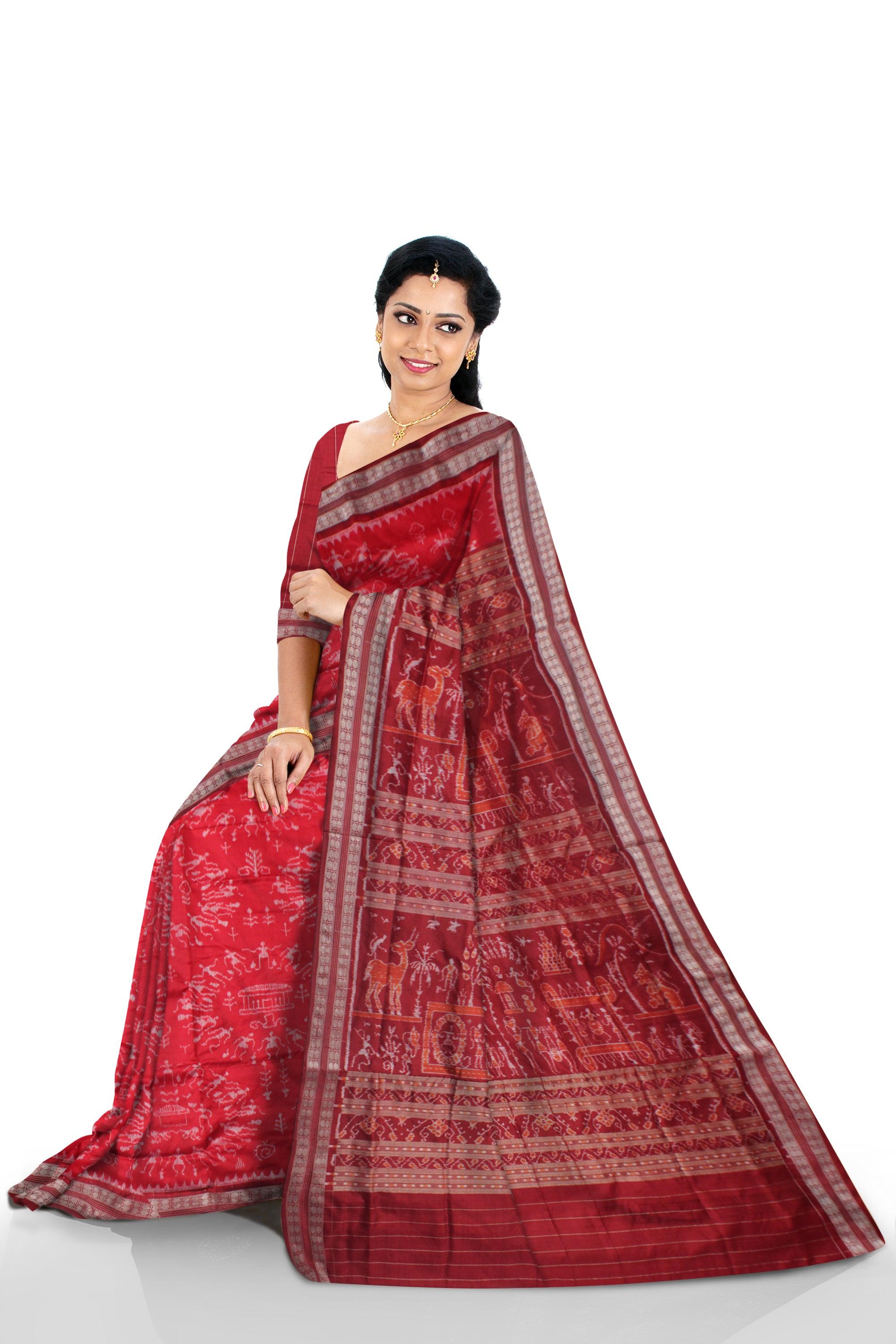 Kancheepuram Patli Pallu Saree Online | Pure Silk Saree - GiTAGGED