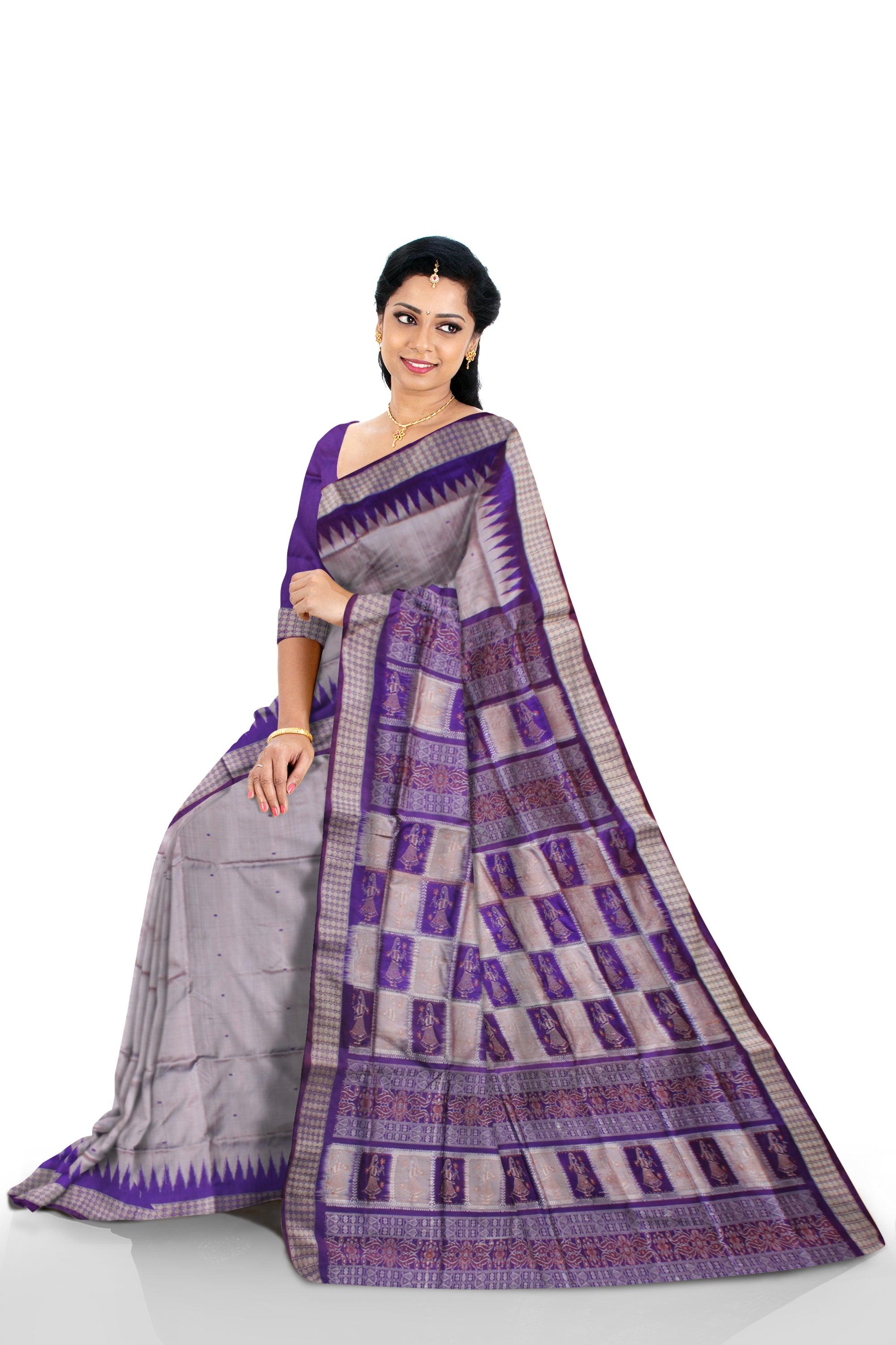 Buy the amazing Bhargavi Chirmule in purple banarasi saree - KARAGIRI –  Karagiri