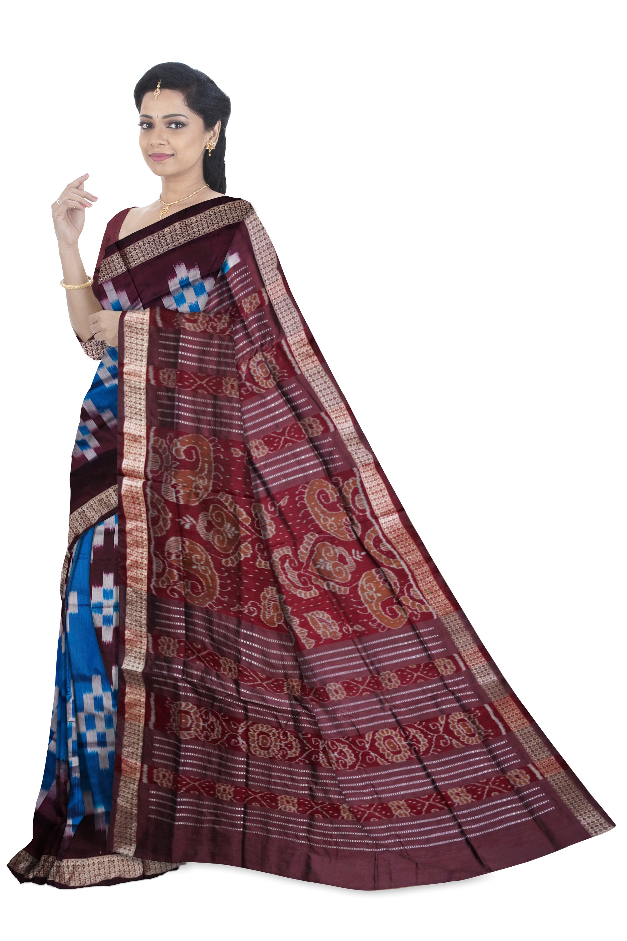 Khandua Pata Saree: Buy Nuapatna Pure Khandua Silk Saree Online –  IndianVillèz